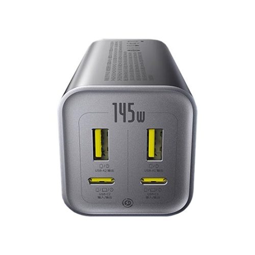 Baseus EnerGeek GP12 gyorstöltő powerbank 20800 mAh, 145W, szürke + 100W USB Type-C, 1m kábel