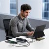 Baseus EnerGeek GP12 gyorstöltő powerbank 20800 mAh, 145W, szürke + 100W USB Type-C, 1m kábel