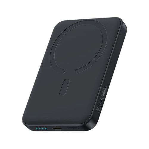 Baseus EnerFill FM11 Magnetic vezeték nélküli gyorstöltő powerbank 10000 mAh, 22.5W, fekete + USB Type-C, 30cm kábel