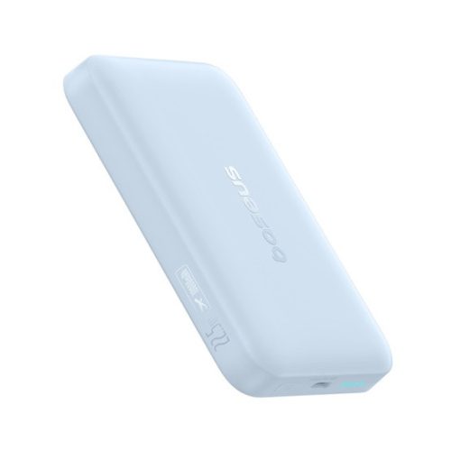 Baseus EnerFill FM11 Magnetic vezeték nélküli gyorstöltő powerbank 10000 mAh, 22.5W, kék + 60W USB Type-C, 30cm kábel