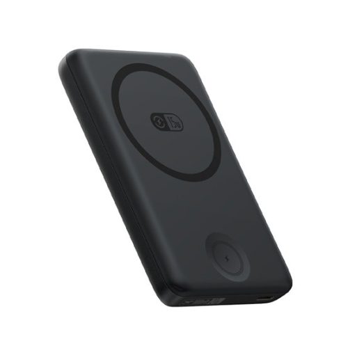 Baseus EnerFill FT11 vezeték nélküli powerbank iPhone & Apple Watch 10000 mAh, 27W, fekete + 60W USB Type-C, 30cm kábel