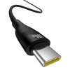 Baseus Flash 2 USB Type-A – USB Type-C, 100W gyorstöltő adatkábel, 2m, fekete