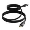 Baseus Tungsten Gold Magnetic USB Type-C, 100W gyorstöltő adatkábel, 1m, fekete