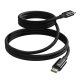 Baseus Tungsten Gold Magnetic USB Type-C, 100W gyorstöltő adatkábel, 1m, fekete