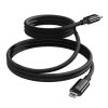Baseus Tungsten Gold Magnetic USB Type-C – iPhone, 20W gyorstöltő adatkábel, 1m, fekete