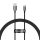 Baseus Superior USB Type-A – USB Type-C, 100W gyorstöltő adatkábel, 1m, fekete