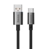 Baseus Superior USB Type-A – USB Type-C, 100W gyorstöltő adatkábel, 1m, fekete