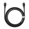 Baseus Pudding USB Type-C, 100W gyorstöltő adatkábel, 1.2m, fekete