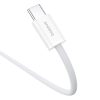 Baseus Superior 2 USB Type-C, 30W gyorstöltő adatkábel, 2m, fehér