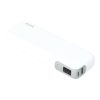 AVAX PB106W LEISURE PD/Type-C 30W+QC 18W gyorstöltő Powerbank 15.000mAh, fehér - Dobozsérült termék