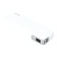 AVAX PB106W LEISURE PD/Type-C 30W+QC 18W gyorstöltő Powerbank 15.000mAh, fehér - Dobozsérült termék