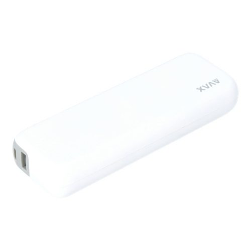 AVAX PB106W LEISURE PD/Type-C 30W+QC 18W gyorstöltő Powerbank 15.000mAh, fehér - Dobozsérült termék