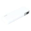AVAX PB106W LEISURE PD/Type-C 30W+QC 18W gyorstöltő Powerbank 15.000mAh, fehér - Dobozsérült termék