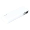 AVAX PB106W LEISURE PD/Type-C 30W+QC 18W gyorstöltő Powerbank 15.000mAh, fehér