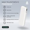 AVAX PB106W LEISURE PD/Type-C 30W+QC 18W gyorstöltő Powerbank 15.000mAh, fehér