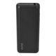 AVAX PB202B VITALITY PD/Type C 65W+QC 18W gyorstöltő Powerbank 20.000mAh, fekete - Dobozsérült termék
