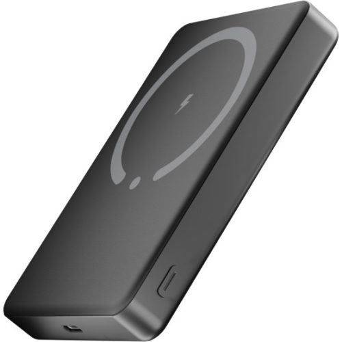 AVAX PB600 FREELY+ 15W Mágneses SLIM Vezeték nélküli Powerbank 10.000mAh + 20W USB-C (PD3.0), szürke