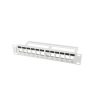 Lanberg Üres patch panel 12 port 1U 10" tehermentesítővel, szürke