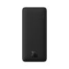Baseus Airpow gyorstöltő powerbank 10000 mAh, 20W, fekete + USB Type-C, 30cm kábel