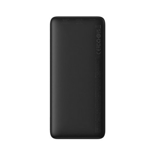 Baseus Airpow gyorstöltő powerbank 10000 mAh, 20W, fekete + USB Type-C, 30cm kábel