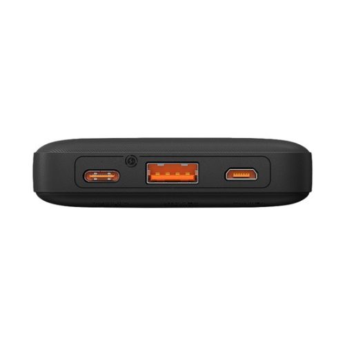 Baseus Airpow gyorstöltő powerbank 10000 mAh, 20W, fekete + USB Type-C, 30cm kábel
