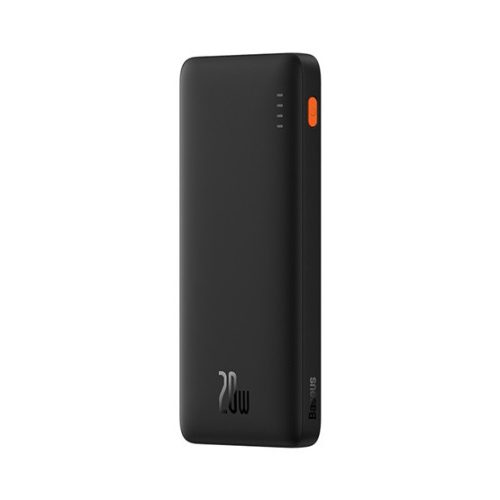 Baseus Airpow gyorstöltő powerbank 10000 mAh, 20W, fekete + USB Type-C, 30cm kábel