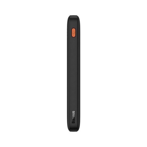Baseus Airpow gyorstöltő powerbank 10000 mAh, 20W, fekete + USB Type-C, 30cm kábel