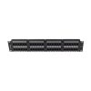 Lanberg Patch panel 48 port 2U 19" CAT.6 fekete