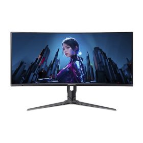  ACER 34" Predator X34X5bmiiphuzx ZeroFrame UWQHD 240Hz QD-OLED fekete ívelt monitor