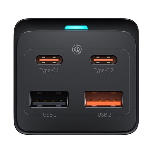 Baseus GaN3 Pro töltőállomás 65W, 1×CEE 7/3 + 2×USB Type-A + 2×USB Type-C + 100W USB Type-C, 1m kábel