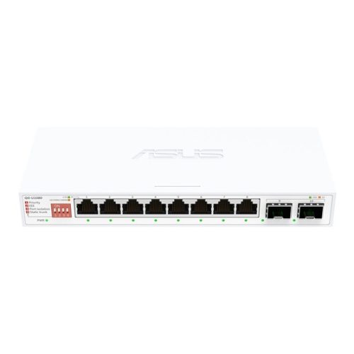 ASUS QG-U1080 Unmanaged 2.5G Ethernet Switch (100/1000/2500) - Fehér