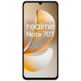 REALME Note 70T - 128GB+4GB - Arany - RMX5313 EU