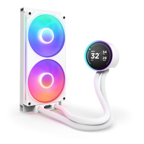 NZXT - Kraken Elite 280 RGB V2 - Vízhűtés - 280mm - Fehér - RL-KR28E-W2