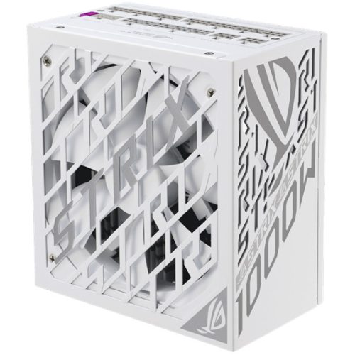 Asus ROG Strix 1000W- ROG-STRIX-1000P-GAMING-WHITE - 80+ Platinum -ATX 3.1 - Moduláris - fehér tápegység