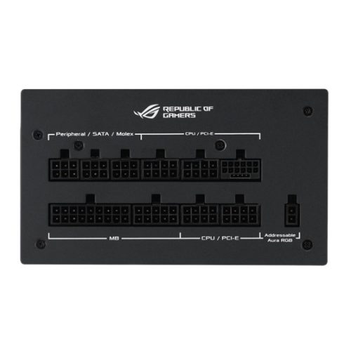 Asus ROG Strix Aura Edition 1200W - ROG-STRIX-1200G-AURA-GAMING - 80+ Gold - ATX 3.0 - Moduláris - fekete tápegység