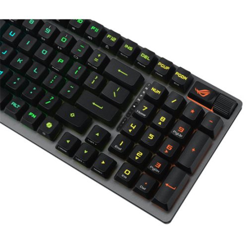 ASUS ROG Strix Scope II 96 RX vezeték nélküli billentyűzet - UK layout - Fekete /ROG RX/