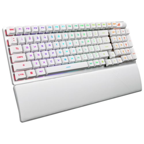 ASUS ROG Strix Scope II 96 RX vezeték nélküli billentyűzet - UK layout - Fehér /ROG RX/