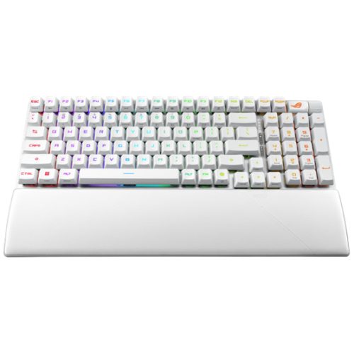 ASUS ROG Strix Scope II 96 RX vezeték nélküli billentyűzet - UK layout - Fehér /ROG RX/