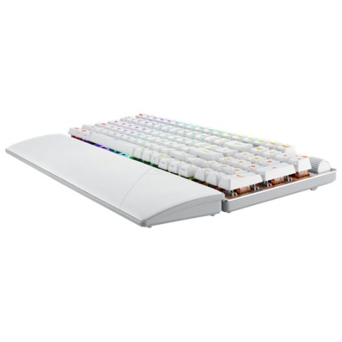 ASUS ROG Strix Scope II 96 RX vezeték nélküli billentyűzet - UK layout - Fehér /ROG RX/
