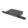 Lanberg Switch 24x 1GbE PoE+/ 2x GbE/ 2 SFP ,19" rackes (360W) 