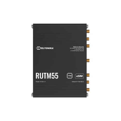 Teltonika 5G router RS232/RS485, GNSS, 4xLAN, eSIM, ipari kivitel