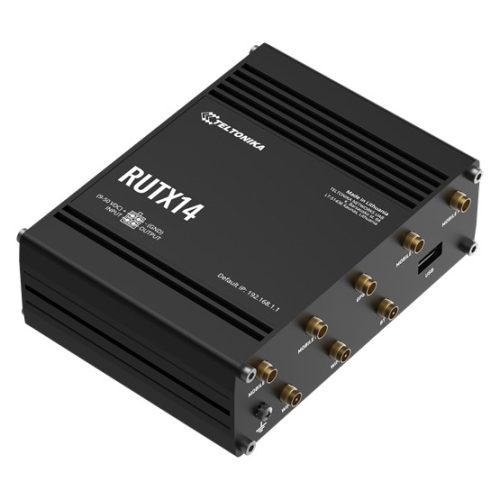 Teltonika LTE Cat12 router, 5xRJ45, Wi-Fi, GNSS, Bluetooth, ipari
