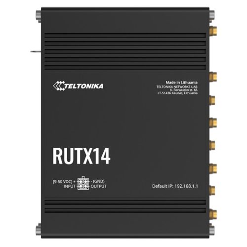 Teltonika LTE Cat12 router, 5xRJ45, Wi-Fi, GNSS, Bluetooth, ipari