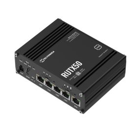   Teltonika 5G router Dual SIM, 5xRJ45, Wi-Fi, USB, RMS, ipari alkalmazás