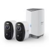 Baseus Security N1 Plus 2K kültéri biztonsági kamera KIT, fehér