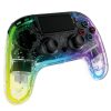 Snakebyte PS4 GamePad RGB 4 - vezeték nélküli kontroller - átlátszó