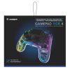 Snakebyte PS4 GamePad RGB 4 - vezeték nélküli kontroller - átlátszó