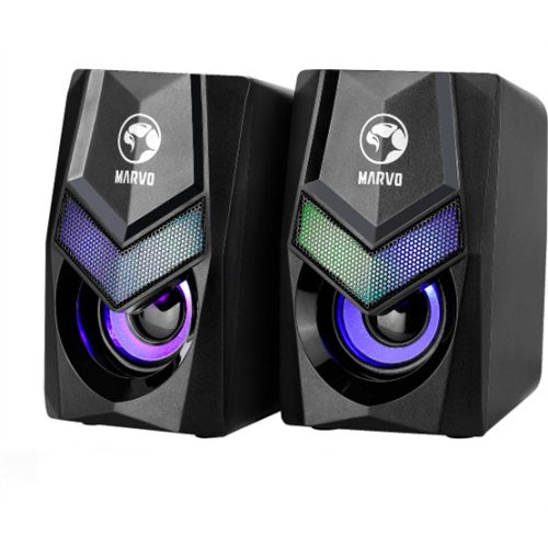MARVO Havoc 10 vezetékes hangszóró - fekete - RGB viágítás