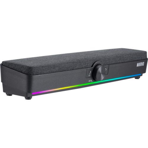 MARVO Etna 40 vezetékes soundbar - fekete - RGB viágítás