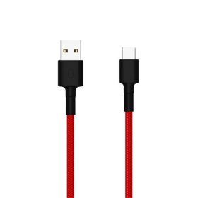   Xiaomi Mi Braided USB Type-C kábel 1 m, piros/fekete - SJV4110GL